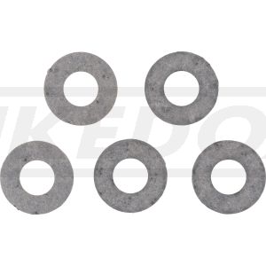 Sealing Washer, Set of 5 (heat+fuel resistant) Application: Fuel Petcock Mounting Screws + Washer Exhaust Heat Shield