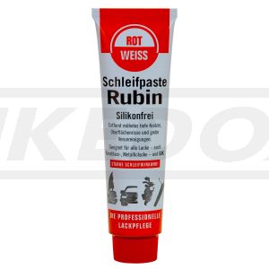 ROT-WEISS Schleifpaste Rubin, 100ml (entfernt tiefe Kratzer, Oberflächen- risse, hinterlässt feine Kratzer --></picture> benötigt Nachbehandlung mit 50278/50266)