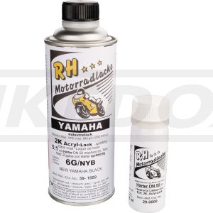 Peinture SANS vernis, New Yamaha Black (NYB), 375ml, bicomposant