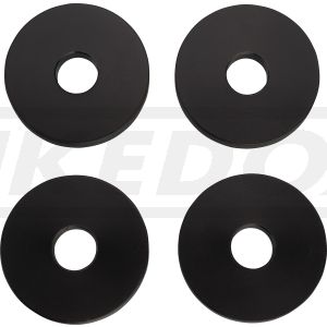 Spacer Kit (4 Pcs.) for late XT500 Indicators (Enables installing jerry can rack item 60030 and indicators at XT500 '86 and later at the same time)