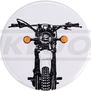 'XT500 frontal' Refrigerator Magnet, 1 piece, diameter approx. 37mm