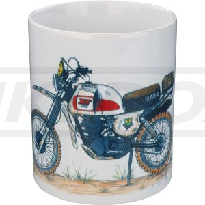 Porzellan-Becher 'XT500 Paris-Dakar', circa 300ml