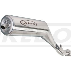 SEBRING Stainless Steel Silencer, Polished, incl. Bracket and db-Killer ('E'-Approved/KBA 21102)