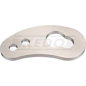 Umlenkblech Seitenständer, 1 Stück, Edelstahl, mit zwei Federeinhängpunkten, 2x benötigt, OEM-Vergleichs-Nr. 1U6-27315-00