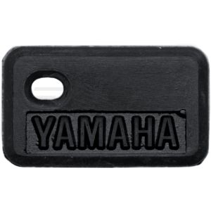 Rubber Cap for Ignition Key with  'YAMAHA'-Logo, Black