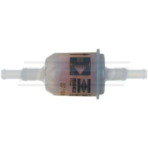 Benzinfilter 'Maxi' für 6-8mm Benzinschlauch mit Papiereinsatz (transparentes Kunststoffgehäuse)