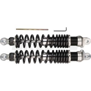 YSS Rear TwinShocks, incl. rebound adjustment, 1 pair, length 370mm, Vehicle Type Approval for Type 1U
