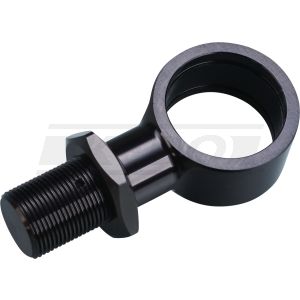 YSS Federbeinauge +10mm, Gewinde M16x1.0  / Augendurchmesser innen 26mm / Breite 18mm, schwarz eloxiert, 1 Stück