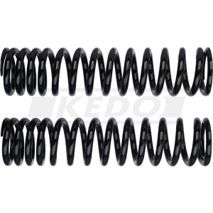 YSS Replacement/Tuning Spring for 395mm Rear Shocks, 1 pair, black, recommended for load/driver's weight 70-95kg