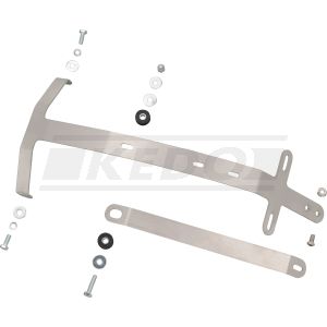 TT License Plate Bracket, stainless steel, incl. mounting material (extensions: number plate tray item. 50149, turn signal bracket item 63003)