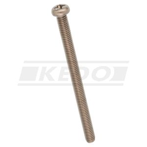 Screw for Taillight Lens, 1 piece (M4x55mm with cross recess), OEM reference # 98580-04055, 341-84724-60, 477-84331-61