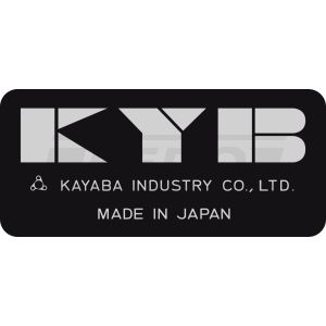 Aufkleber 'Kayaba', Abm. 27x12mm, 1 Stück (benutzt an SR500 Stoßdämpfer re+li sowie XT500/SRX600 Tauchrohr links)