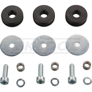 XT500 Mounting Kit for Aluminium Chain Guard, complete,