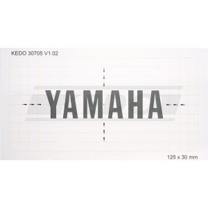 Pochoir 12.5x3cm YAMAHA, pièce