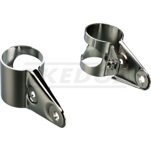 Replika-Lampenhalter TT500 ohne Gummidäm 1 Paar, verchromt, benötigt 2x Art. 33036, OEM-Vergleichsnummer 1K7-84118-60-33