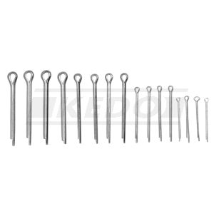 KEDO Cotter Pin Set, zinc-plated (16 Pieces)