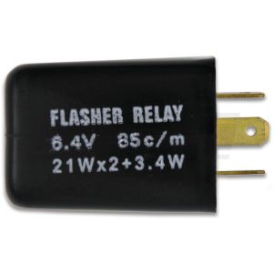 Flasher Relay, 6V/21W, 3 pin, electronic, load independent