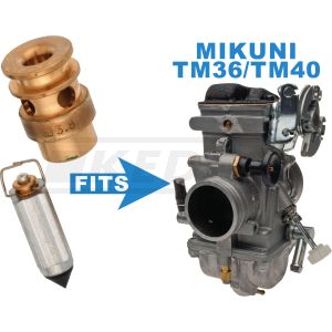 Float Valve incl. Seat for TM  Flat Slide Carburettor,  Size 3,8 (MIKUNI)