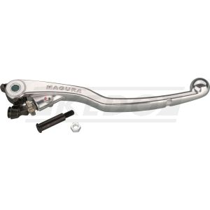 Clutch Lever, silver, length 163mm, with lever adjustment, for Hymec from ca. 2012, compare with article 40654