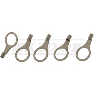 10mm Ring Eyelet, 5 pieces, for 0.75qmm cable - ideal for connecting a ground cable to the M10 indicator stem