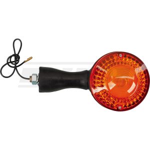 Replica Indicator Rear, thread length  13mm, glass outside   clear/inside matt, incl. 12V/21W bulb BA15S (for 6V  see item 41003),   e-approved