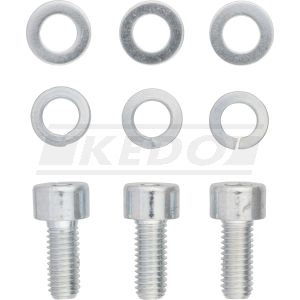 M5 Allen Screws for Air Box Lid, Set of 3 incl. Washers and Spring Rings