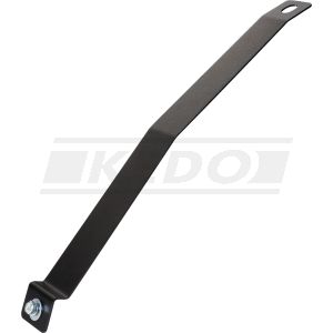 Bras de maintien de support de plaque d'immat., inox, époxy noir, avec vis