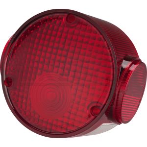 Taillight Lens, round, lateral reflectors (E-marked), OEM reference # 341-84721-60