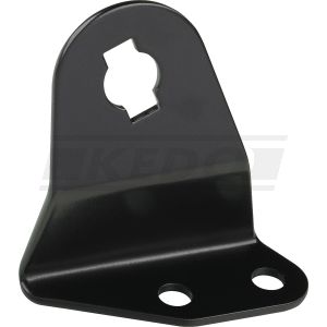 Replika-Hupenhalter, Edelstahl schwarz beschichtet, passend für Hupen mit Gummilagerung (siehe Art. 41549 (6V) bzw. 41253/41013 (12V))