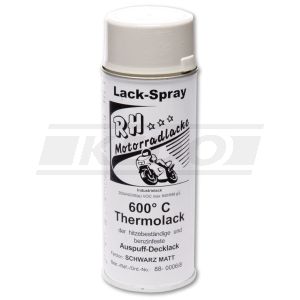 High Temperature Enamel, matt black, heat resistant up to 600°C, 400ml spray can (for header pipe and silencer)