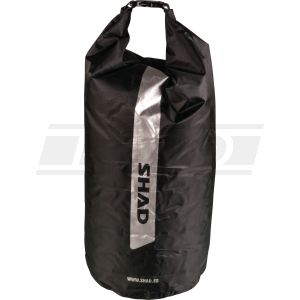 Drybag / Pack Roll, 8l, black, waterproof, size approx. 30x16cm, durable nylon material, for minimal luggage