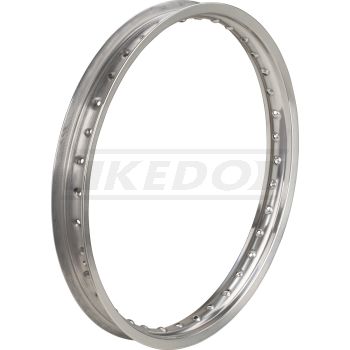 Replica Aluminium Rim 1.85x21', Polished, Drilled