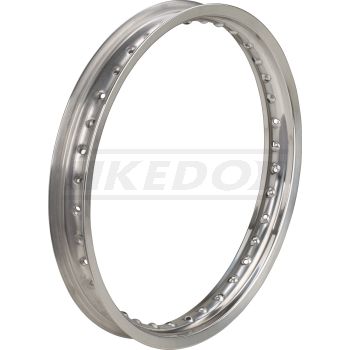 Replica Aluminium Rim 1.85x18', polished, drilled, OEM reference # 94418-18199