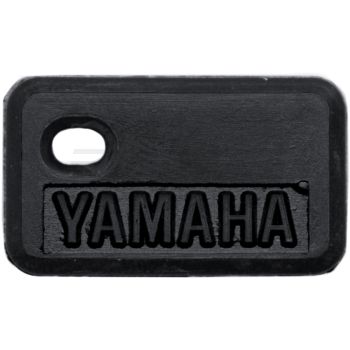 Rubber Cap for Ignition Key with  'YAMAHA'-Logo, Black
