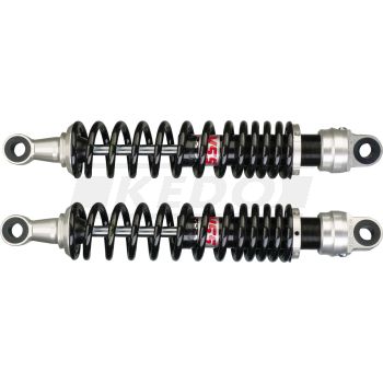 YSS Ecoline Rear TwinShocks, 1 pair, length 370mm, spring preload adjustable, KEDO version with improved bushing, incl. Vehicle Type Approval