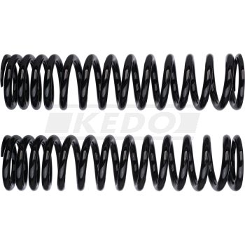 YSS Replacement/Tuning Spring for 395mm Rear Shocks, 1 pair, matt black, recommended for load/driver's weight 95kg and up