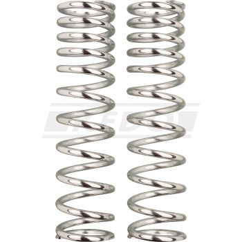 YSS Replacement/Tuning Spring for 370mm Rear Shocks, 1 pair, chrome, recommended for load/driver's weight 70kg and less (Vehicle Type Approval)