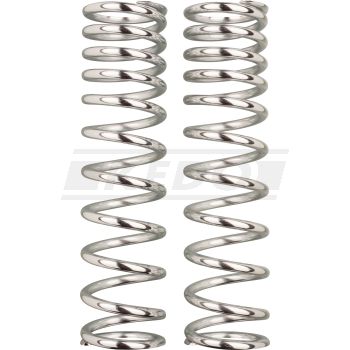 YSS Replacement/Tuning Spring for 370mm Rear Shocks, 1 pair, chrome, recommended for load/driver's weight 70kg and less (Vehicle Type Approval)