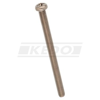 Screw for Taillight Lens, 1 piece (M4x55mm with cross recess), OEM reference # 98580-04055, 341-84724-60, 477-84331-61