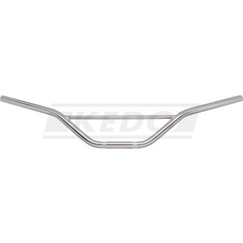 Replica-Handlebar, chrome plated, OEM-Style, high version, OEM reference # 1E6-26111-00, size approx. (W:H:D) 850x202x76mm