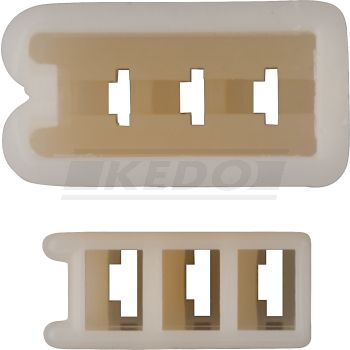 Type 110 Plug Set, 3-Pin Type, up to 1,5mm², suitable M/F connectors see item 28538/28539