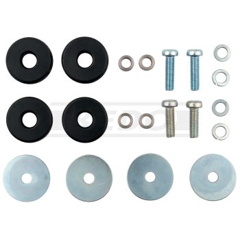 Mounting Kit for OEM XT500 Chain Guard Item 10149RP, 20 Pieces, Complete (Rubbers, Bushings, Screws, Washers)