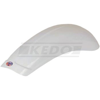 Rear Fender UFO Vintage 'Cross', White, size (max.) 195x590mm