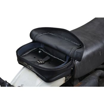 Replica Tail Bag, double-layered leatherette, 2-way zip, aluminium base plate with various drilling patterns, OEM reference # 5Y1-24850-00