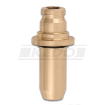 Guide soupape bronze, pièce (2 sont nécessaires, surdimensioné, travail sur culasse nécessaire), joint torique inclus, diam. ext.: 14,30mm