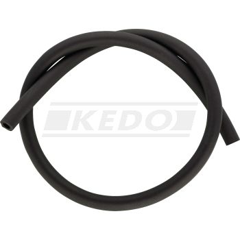 Breather Pipe for Fuel Cap, 50cm, diameter approx. 9.5x4.5mm, black (suitable for guide #10220)