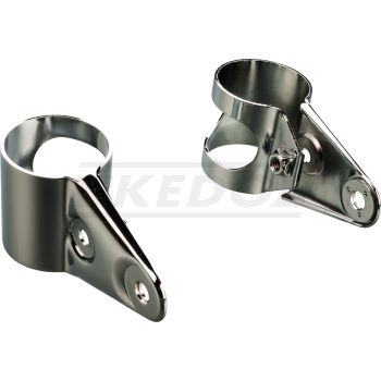 Replika-Lampenhalter TT500 ohne Gummidäm 1 Paar, verchromt, benötigt 2x Art. 33036, OEM-Vergleichsnummer 1K7-84118-60-33