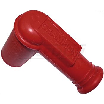 CHAMPION Zündkerzenstecker 90°, rot, entstört (5kOhm)