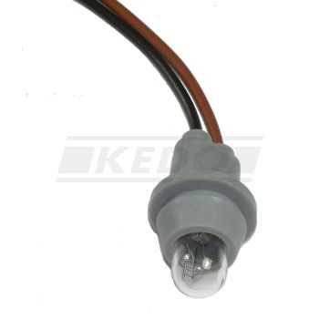 Rubber Socket for Parking Light, fits Diameter 14-15mm, comes with 12V5W Bulb