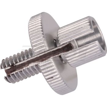 M8x1.25 Adjusting Screw incl. Nut for Brake or Clutch Control Cable, Length 30mm, 1 Piece (OEM Quality, suitable for cables with max 9mm outer diameter)